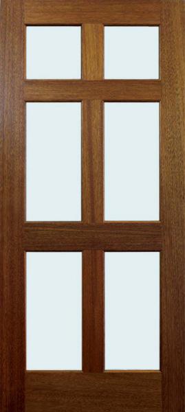 6 Lite Wood Storm Door Std28f66 Smoot