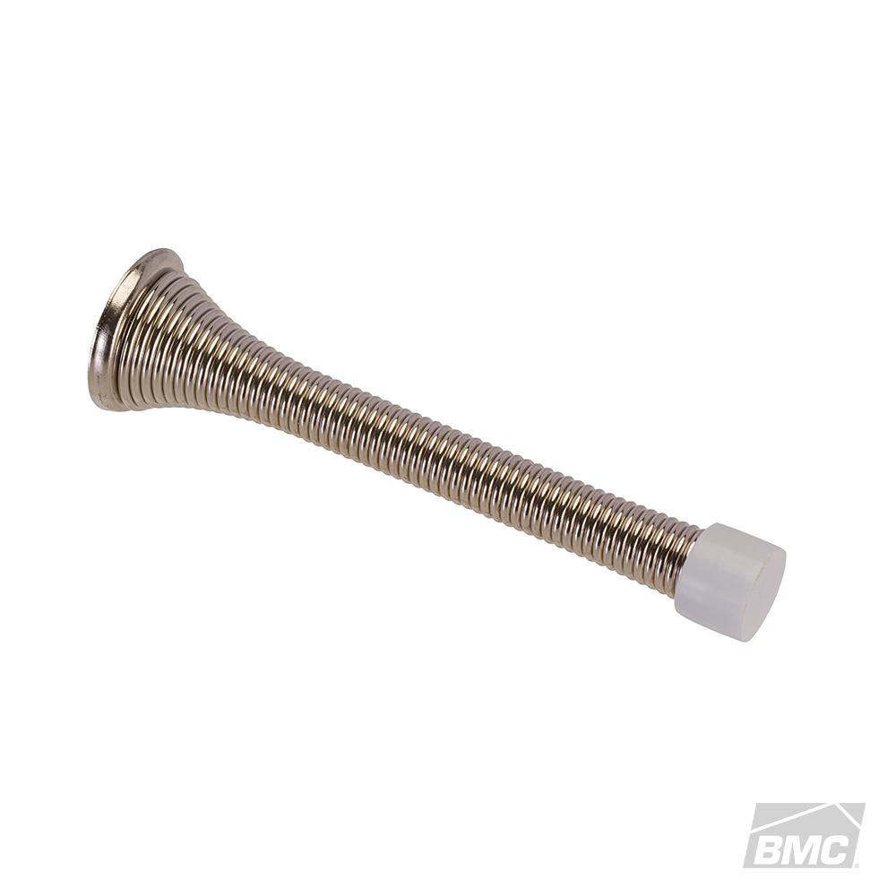 Taymor Extra Long Steel Spring Door Stop Us15 Satin Nickel 3 3 4
