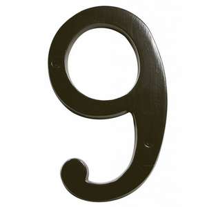 Satin Nickel 6 Taymor 25-SN46 25-BN Series Solid Brass 4-Inch House Number