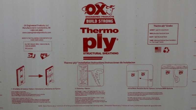 Thermo Ply Structural Grade Red R 18 Sheathing Tp18483410r Build With Bmc