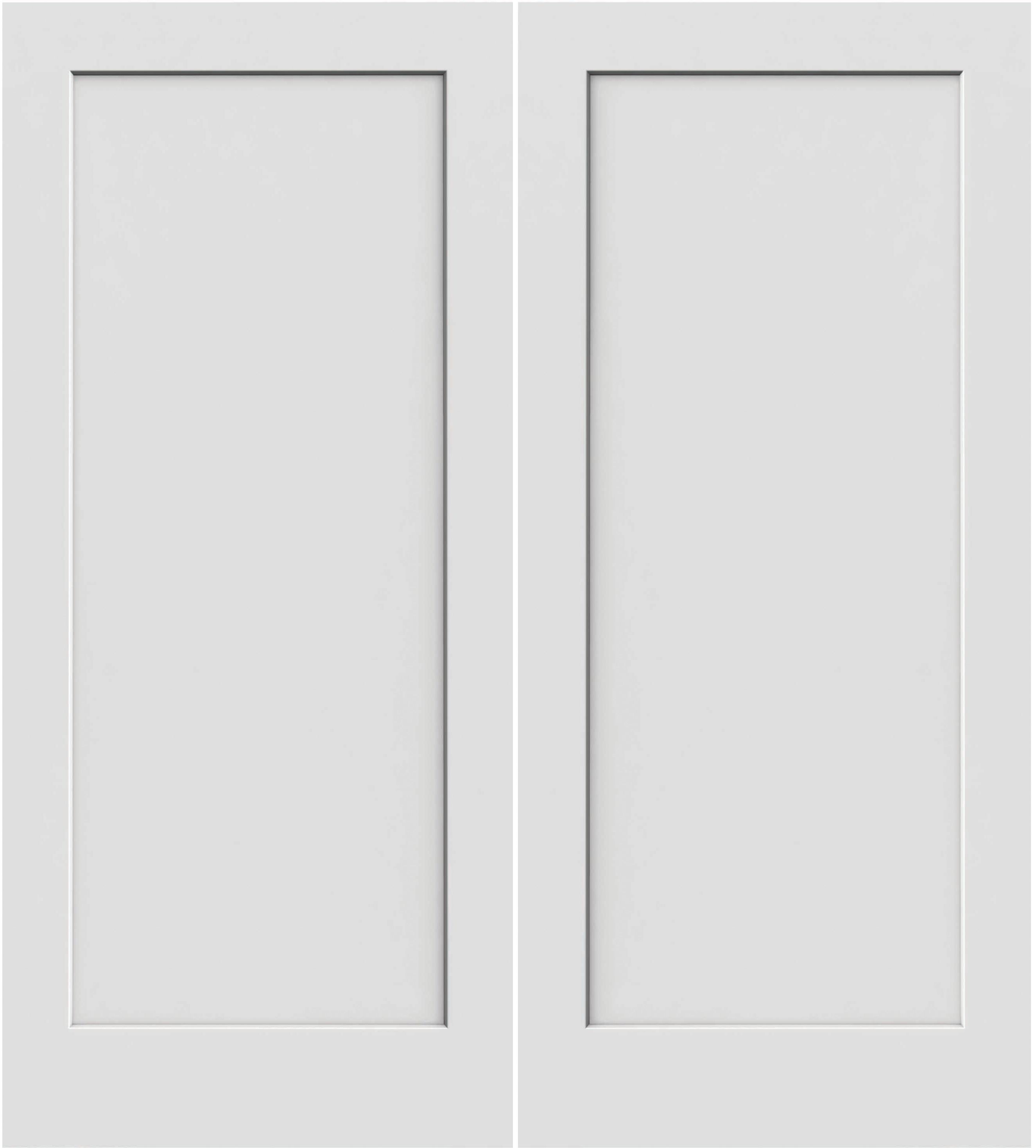 Prehung Interior Double Madison 1 Panel Door W Astragal