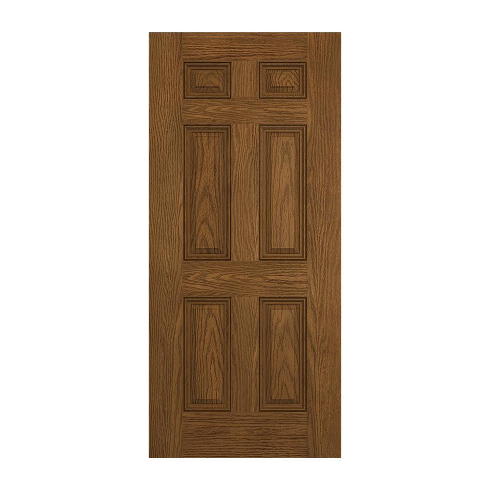 Prehung Exterior Design Pro 6 Panel Entry Door