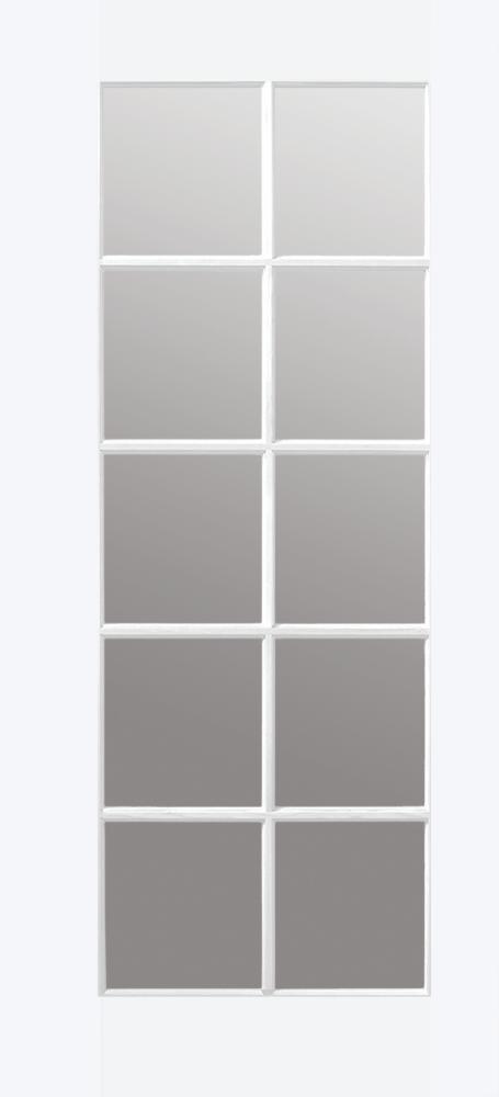 Prehung Interior Single French Door 10 Lite Primed