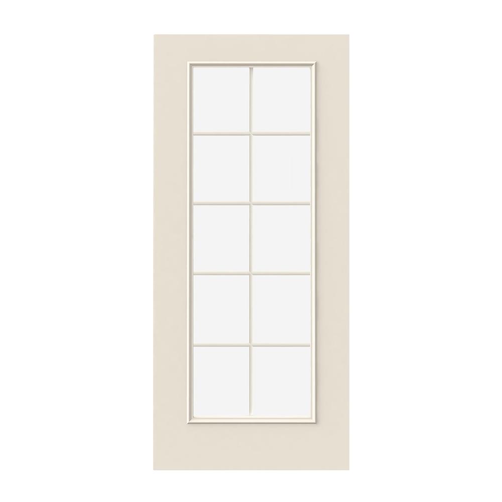 Prehung Exterior Steel 10 Lite Door W Low E Glass
