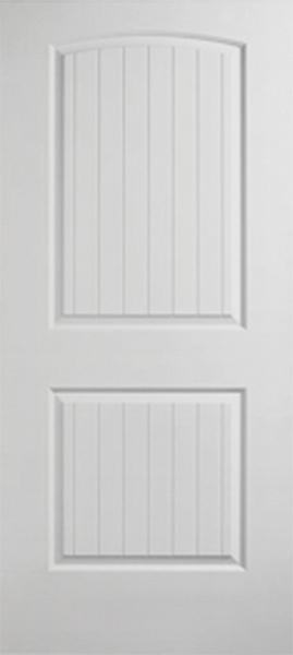 Prehung Interior Single Santa Fe 2 Panel Arch Top Door