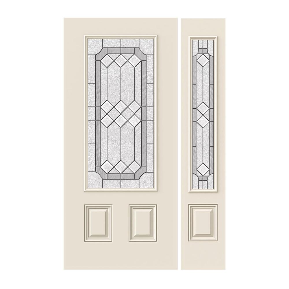 Prehung Exterior Smooth Pro Door W 3 4 Lite Majestic Glass