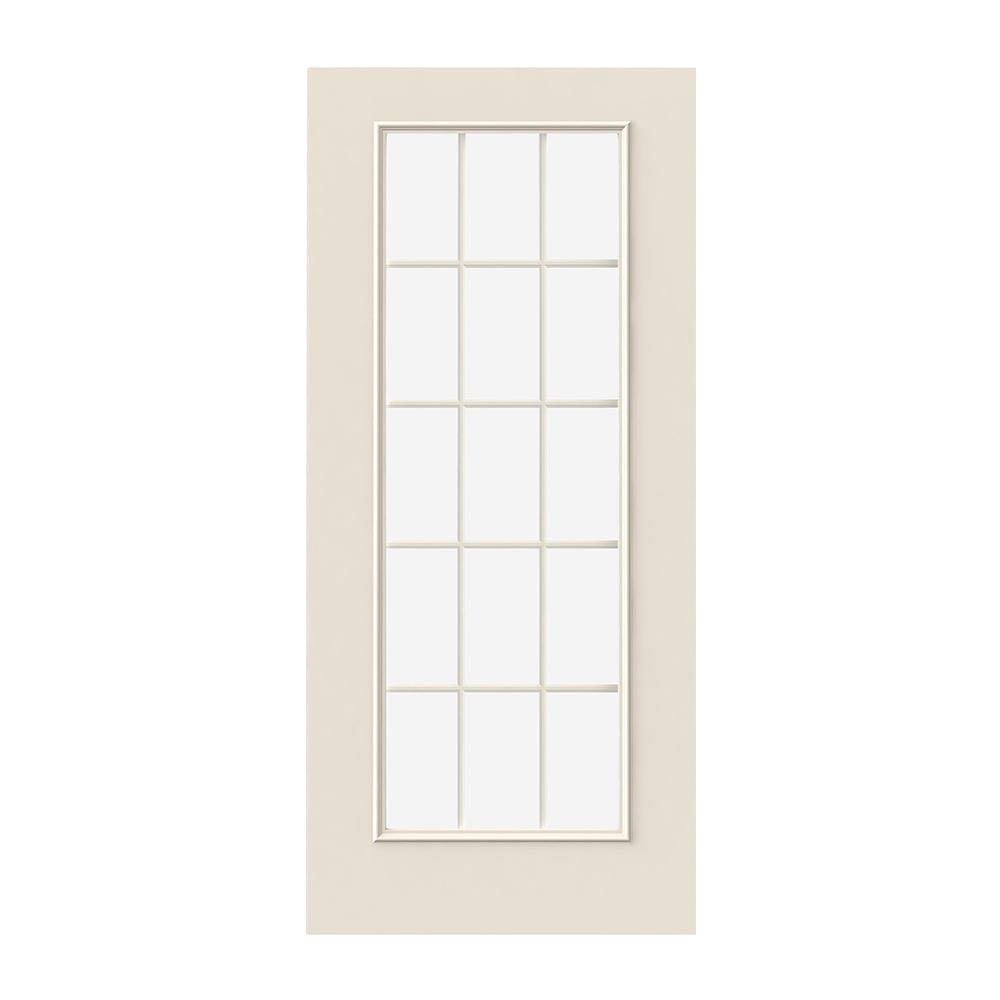 Prehung Exterior Steel 15 Lite Door W Low E Glass