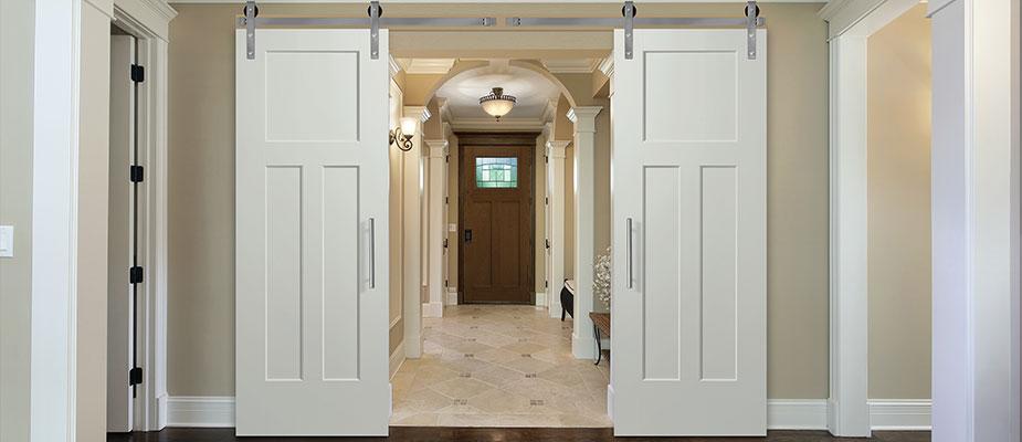 Building with barn doors image