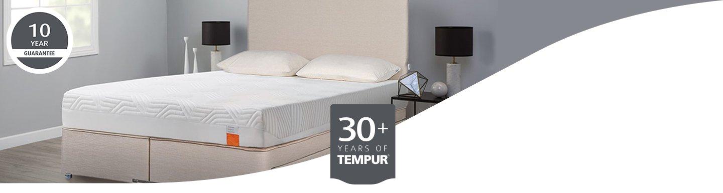 Tempur bed frame base upholstered