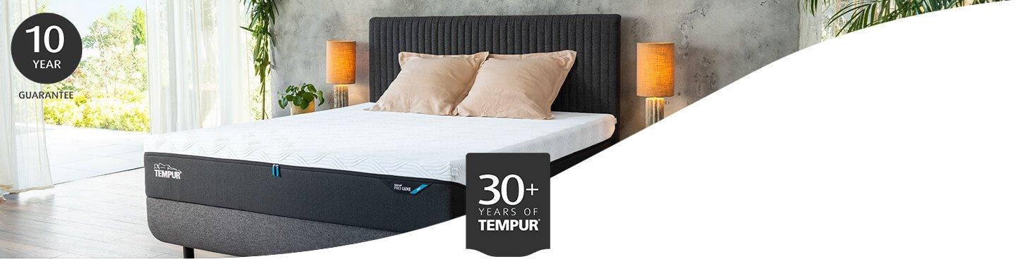 Tempur bed frame base upholstered