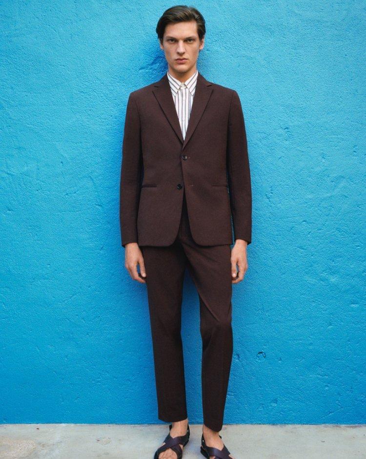 footwear with blazer