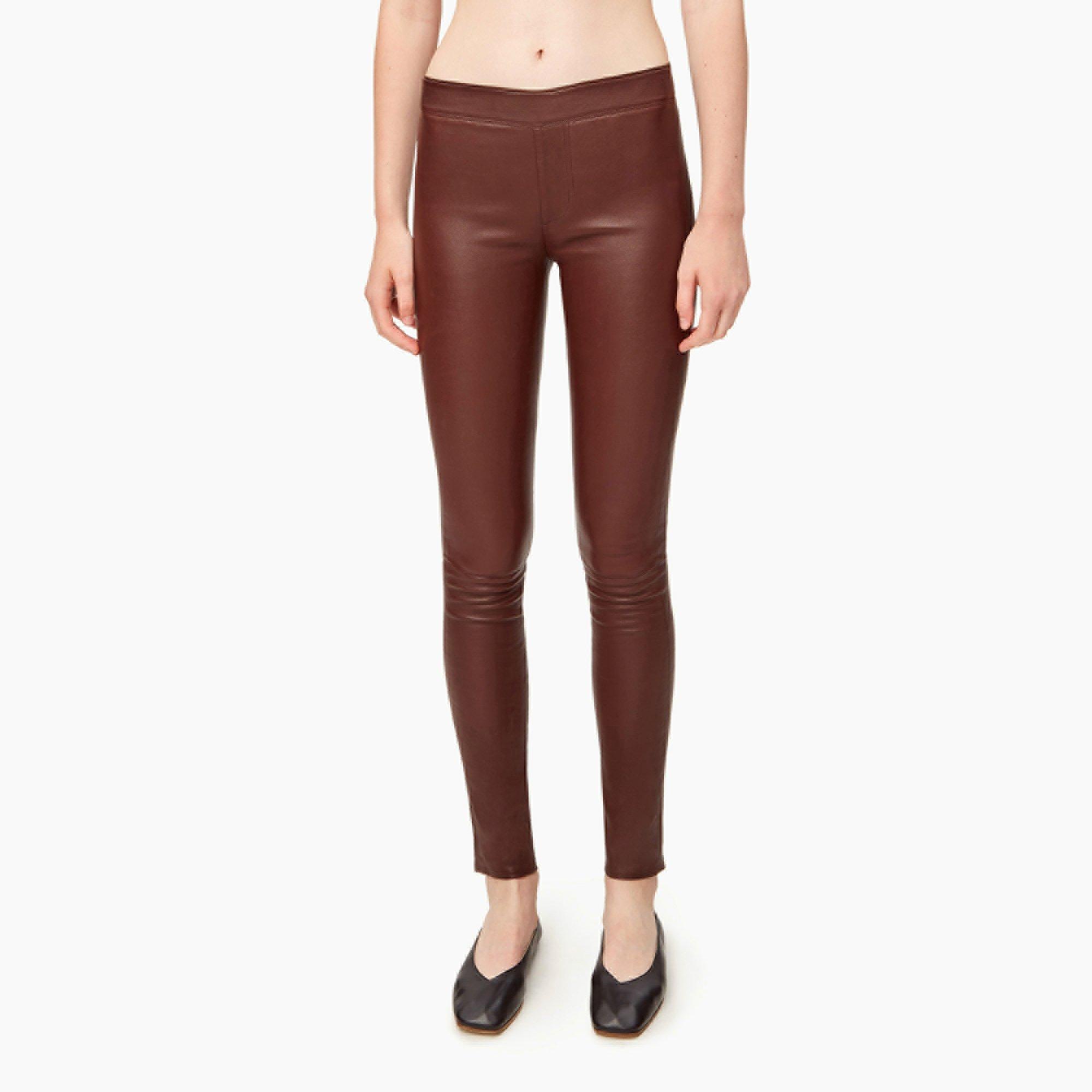 helmut lang leather leggings sale