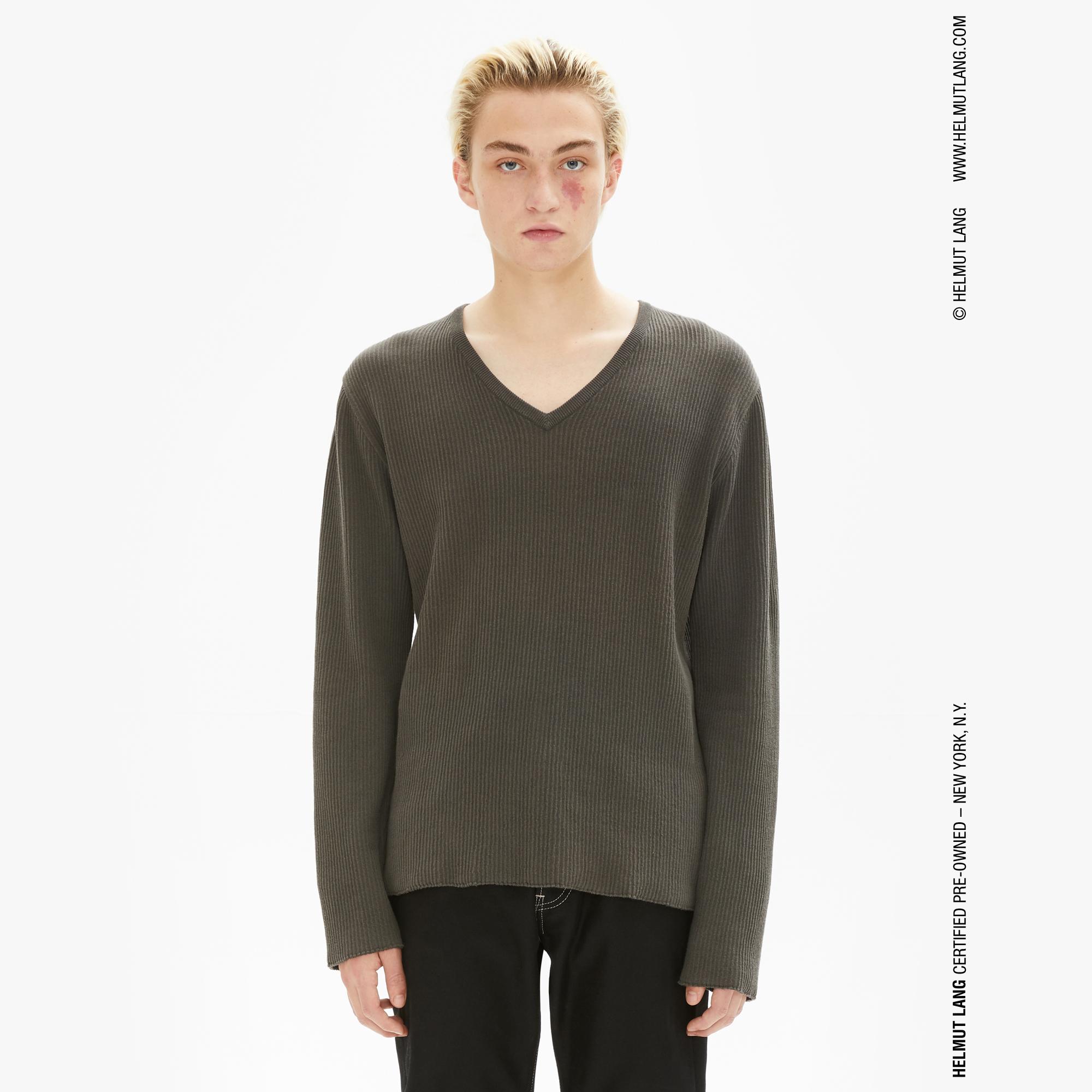 helmut lang ribbed sweater