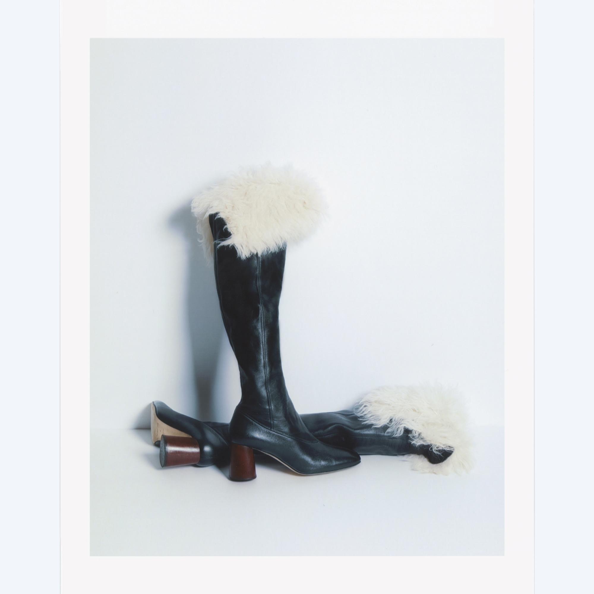 helmut lang square toe boots