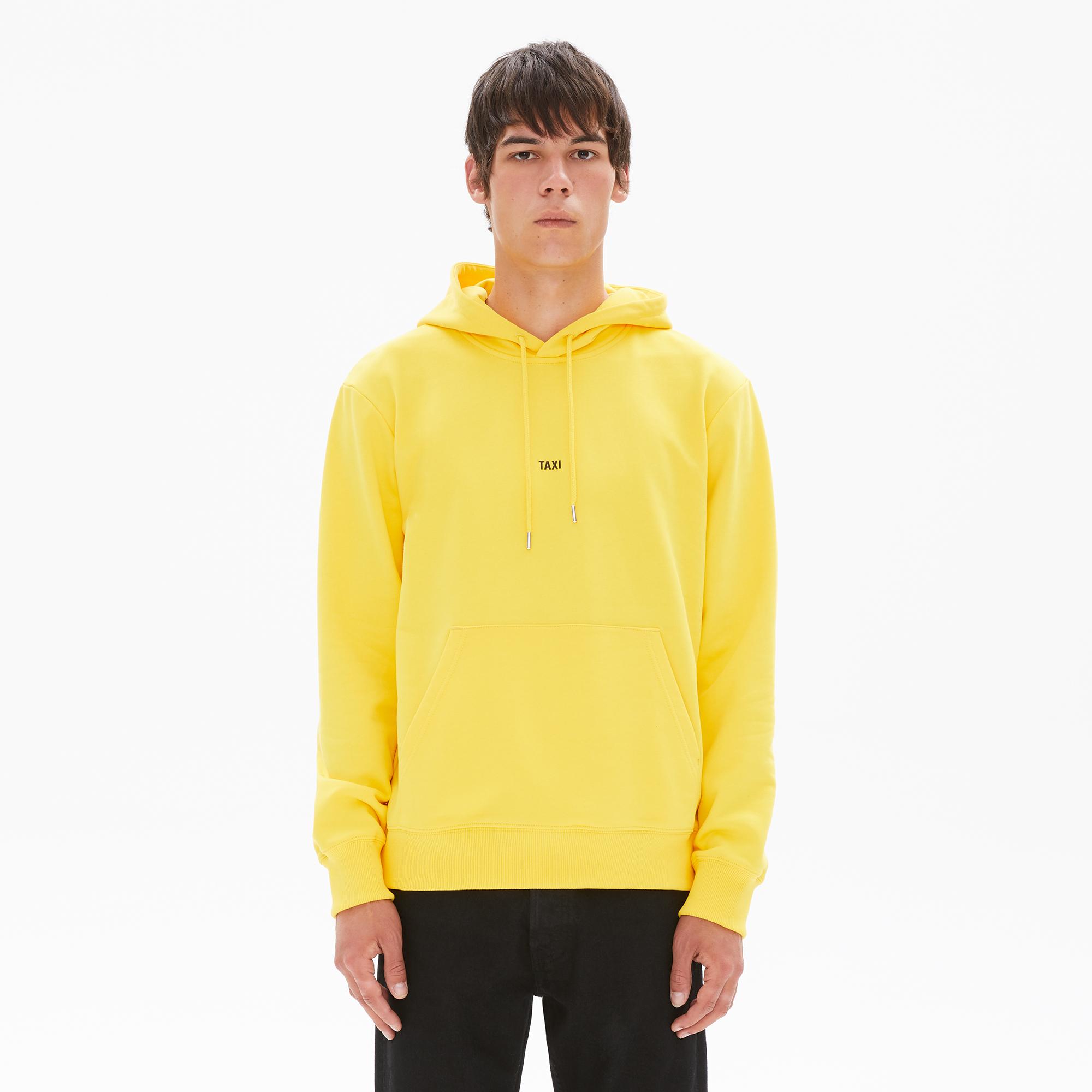 yellow helmut lang hoodie
