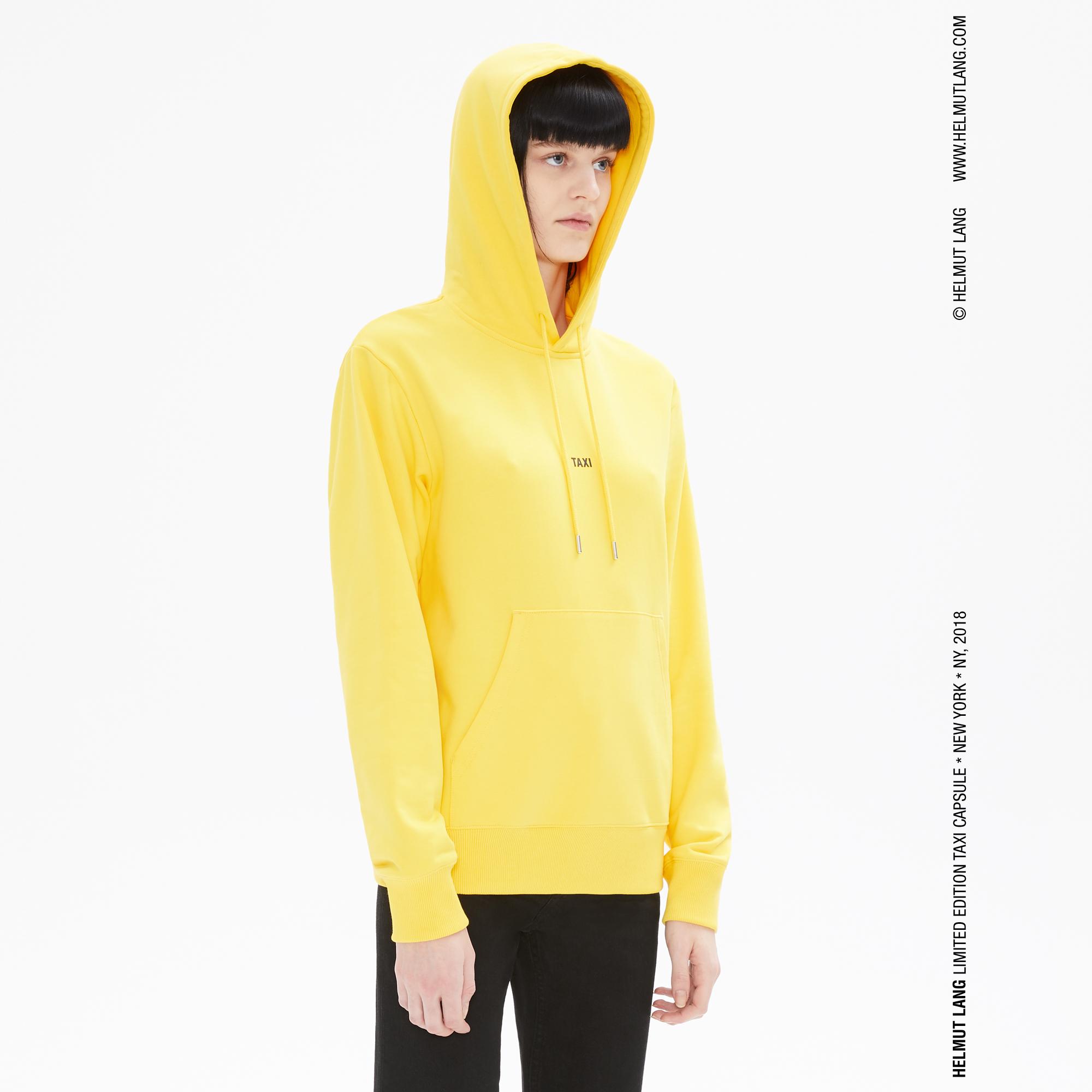 helmut lang taxi hoodie yellow