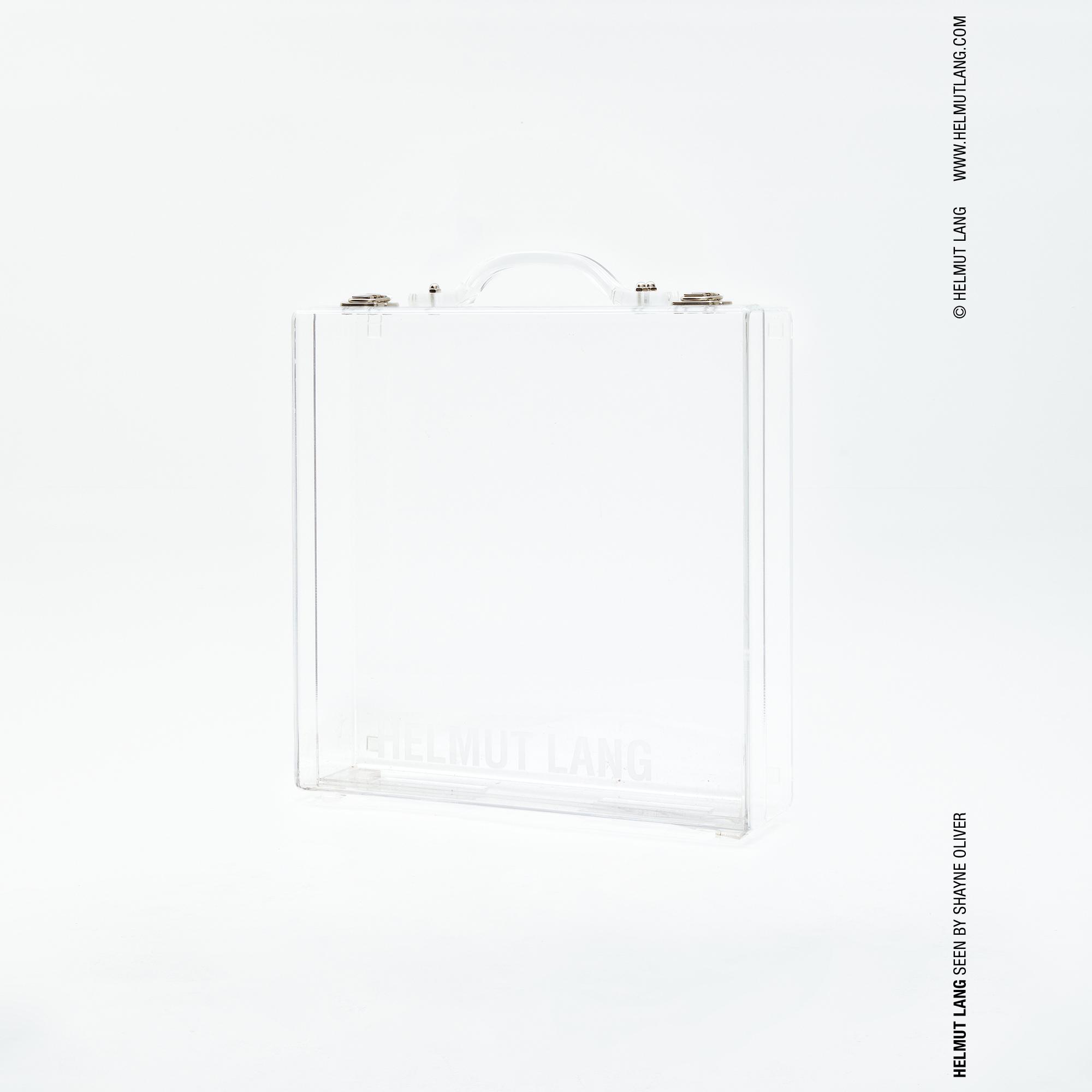 helmut lang clear bag