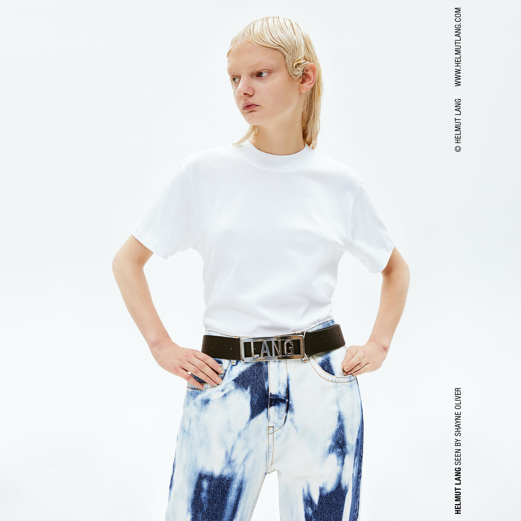 helmut lang chain belt