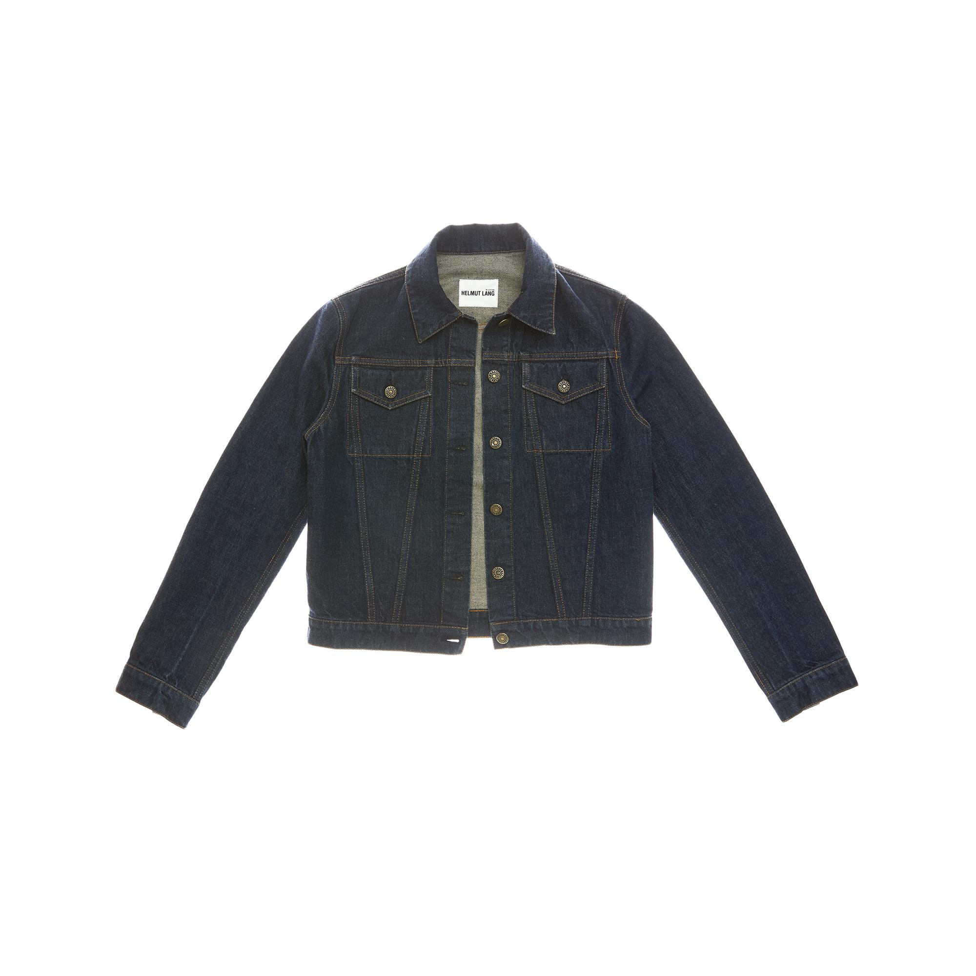 helmut lang black denim jacket