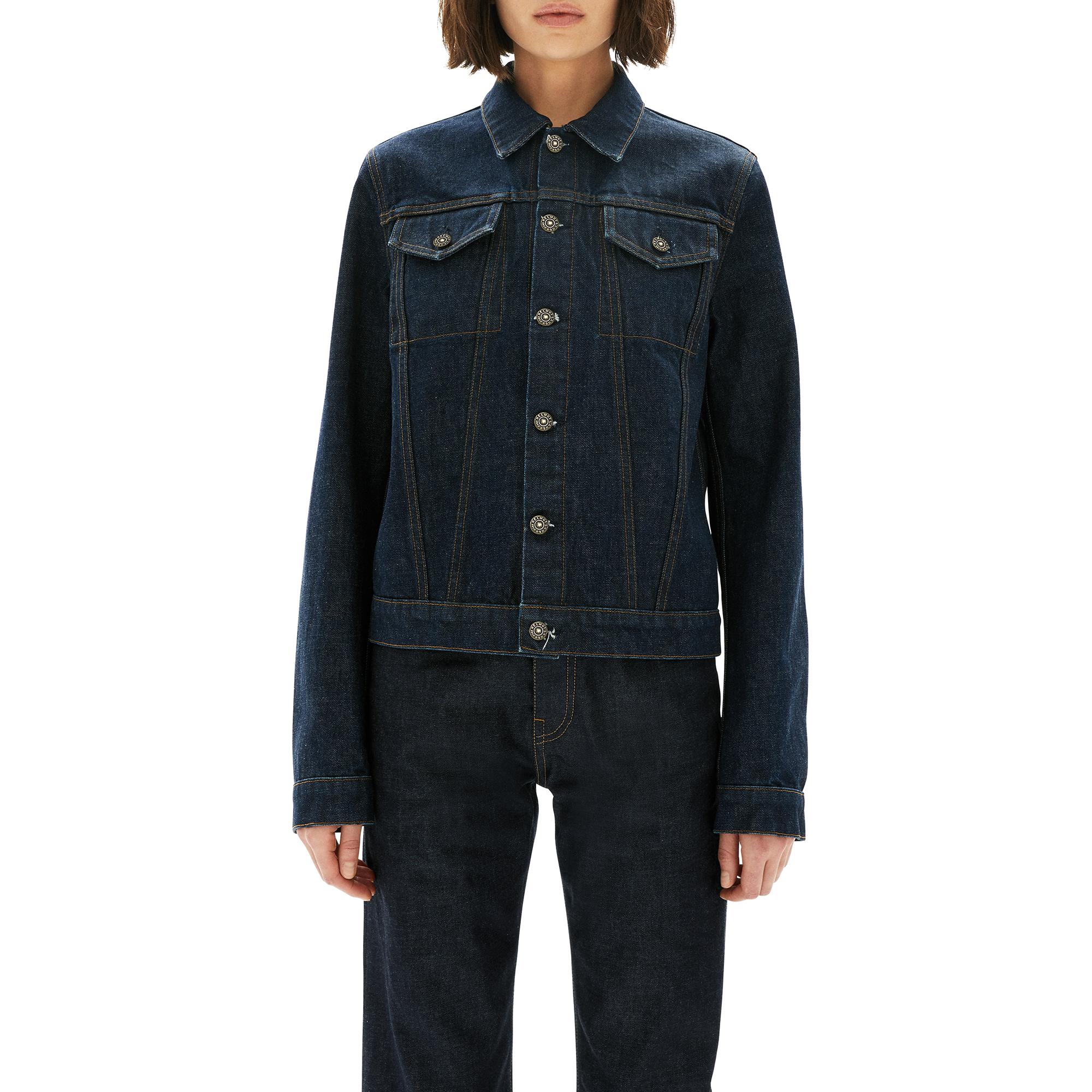 Helmut Lang Denim Jacket With Stripes Official Site