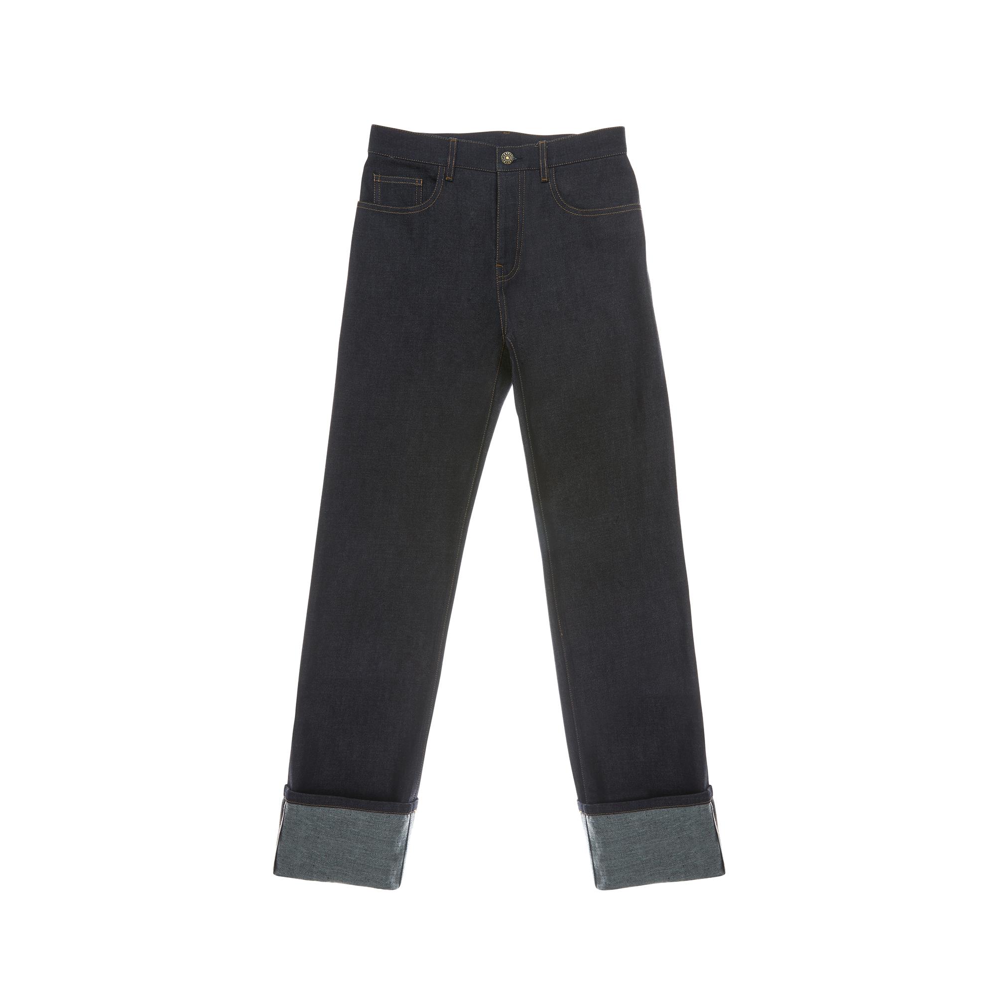 helmut lang turn up jeans