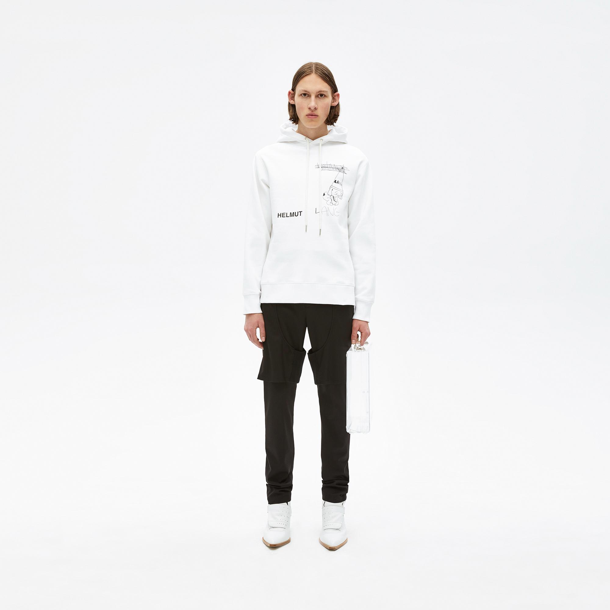 helmut lang dog hoodie
