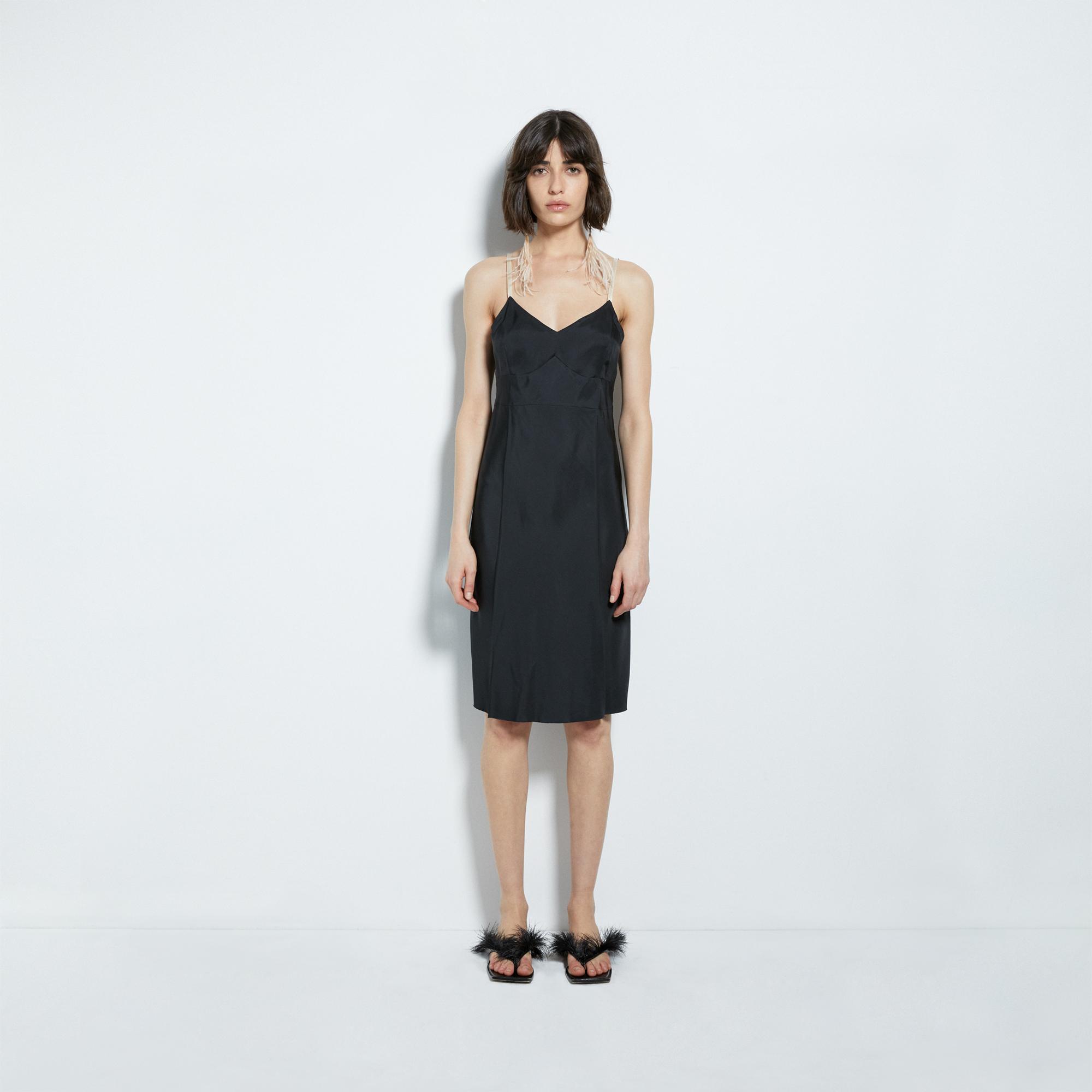 helmut lang slip dress