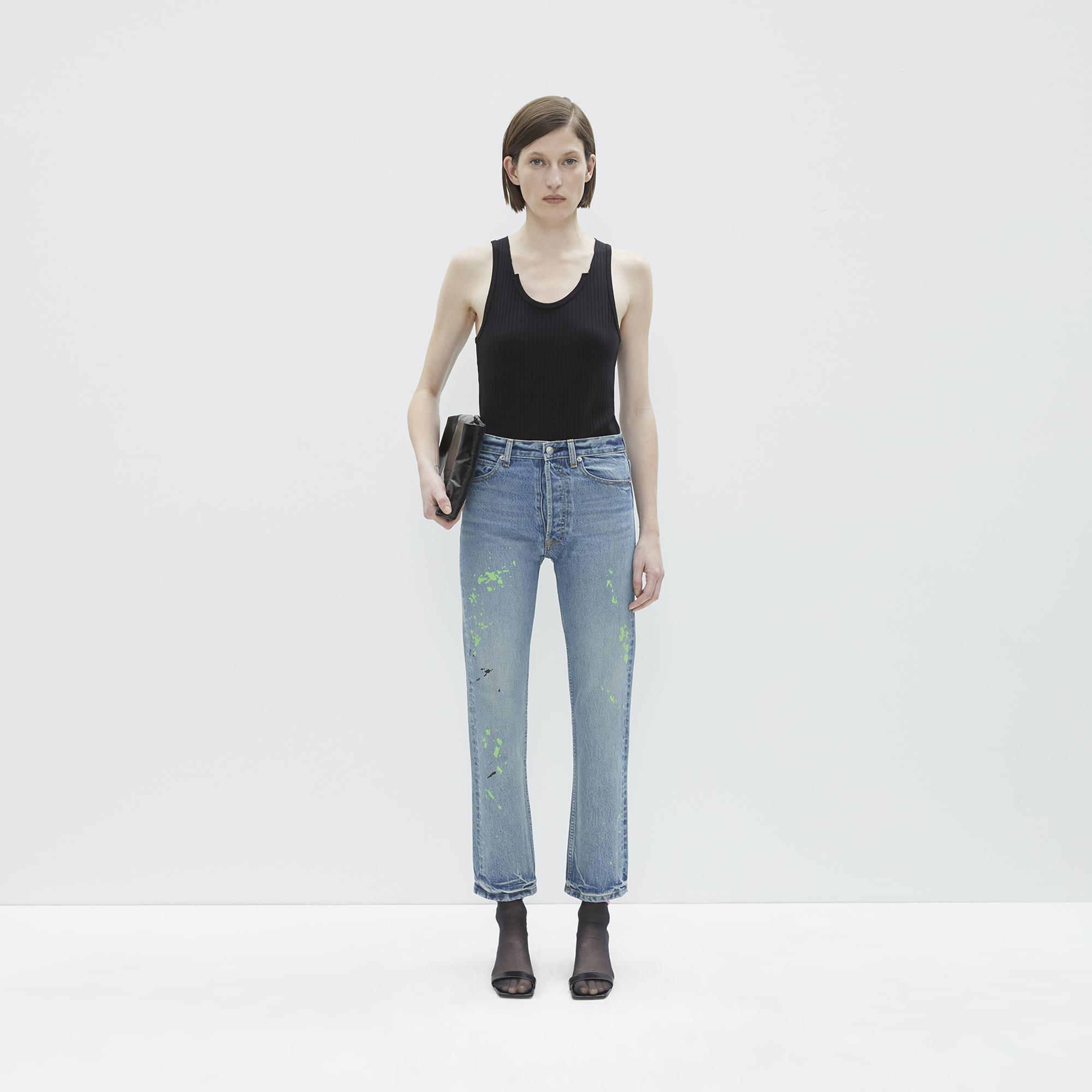 helmut lang straight leg jeans
