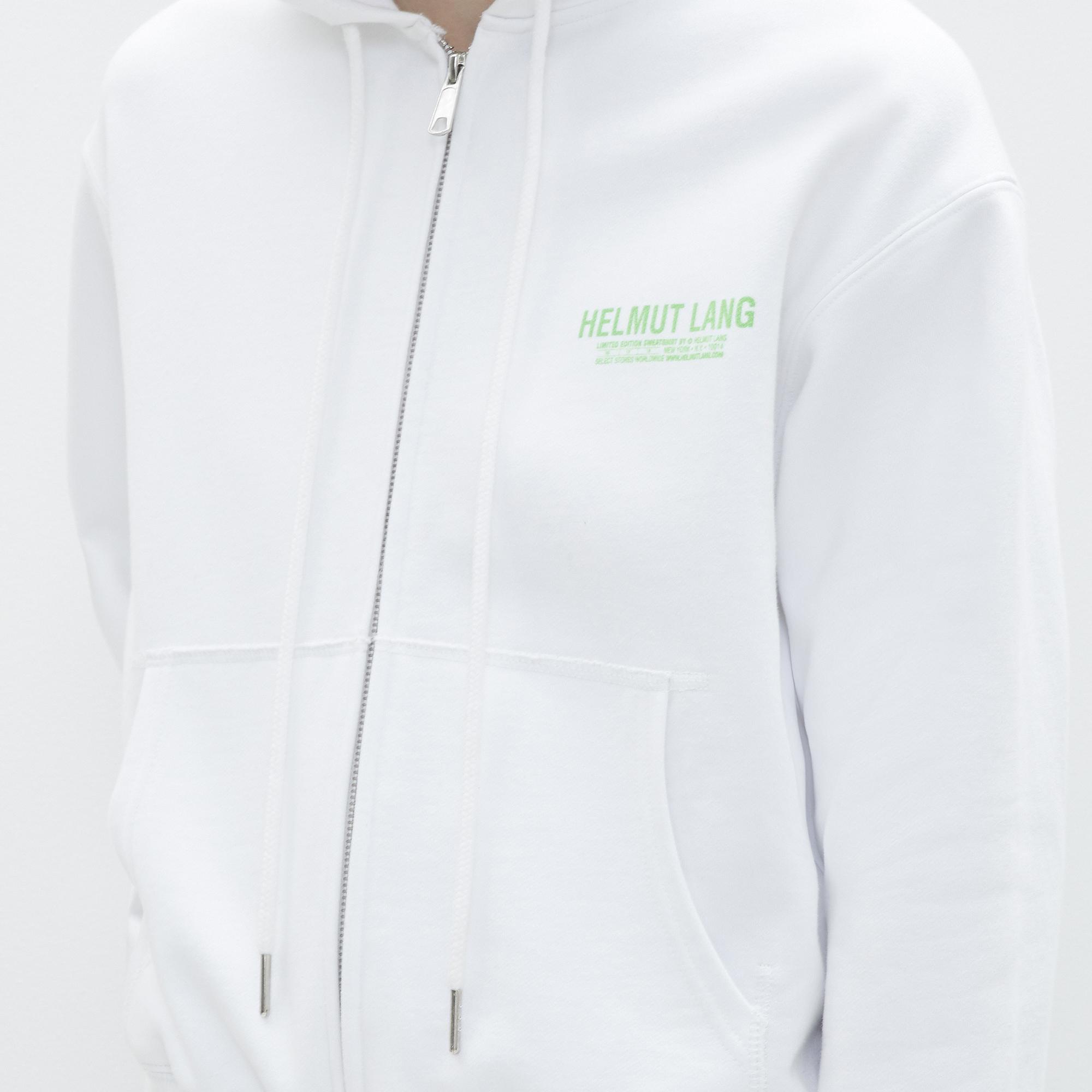 helmut lang hoodie white