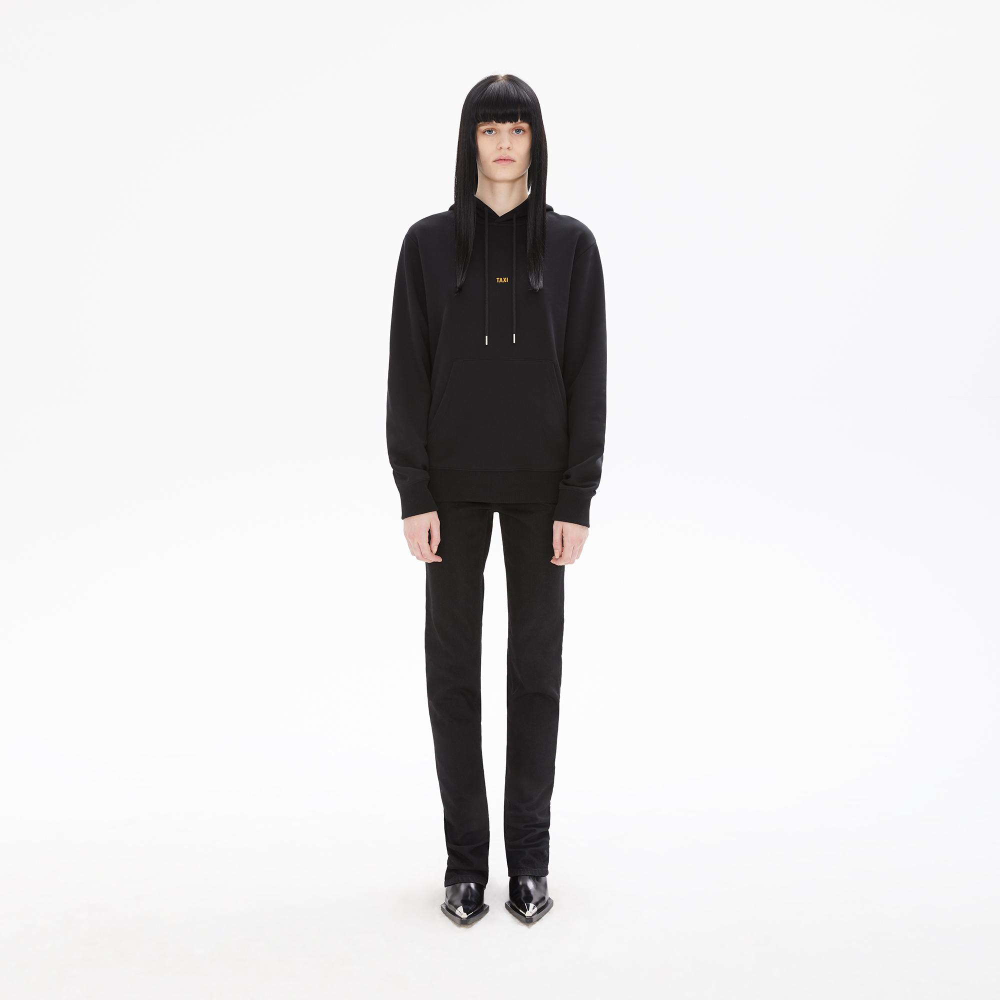 helmut lang black taxi hoodie