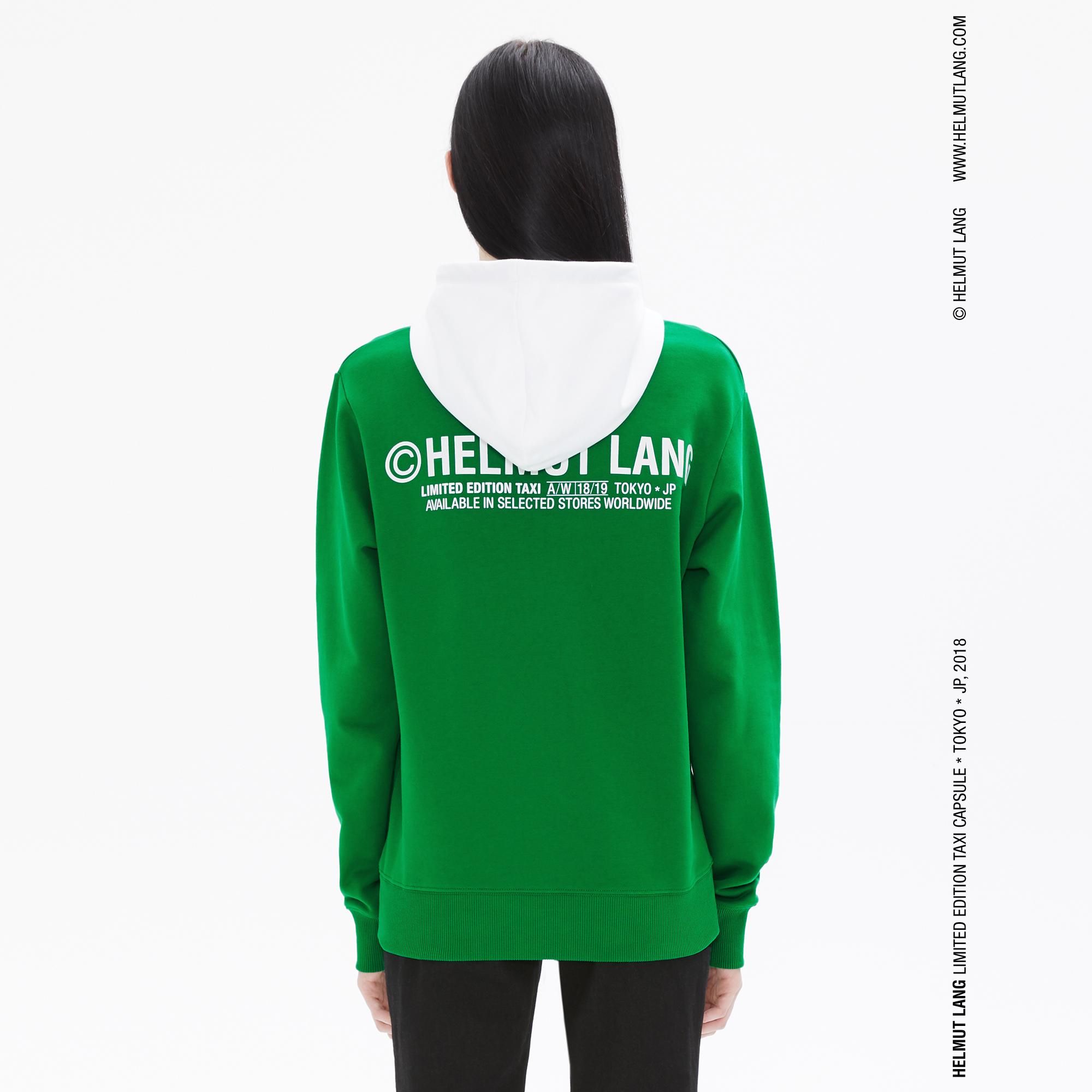 green taxi hoodie