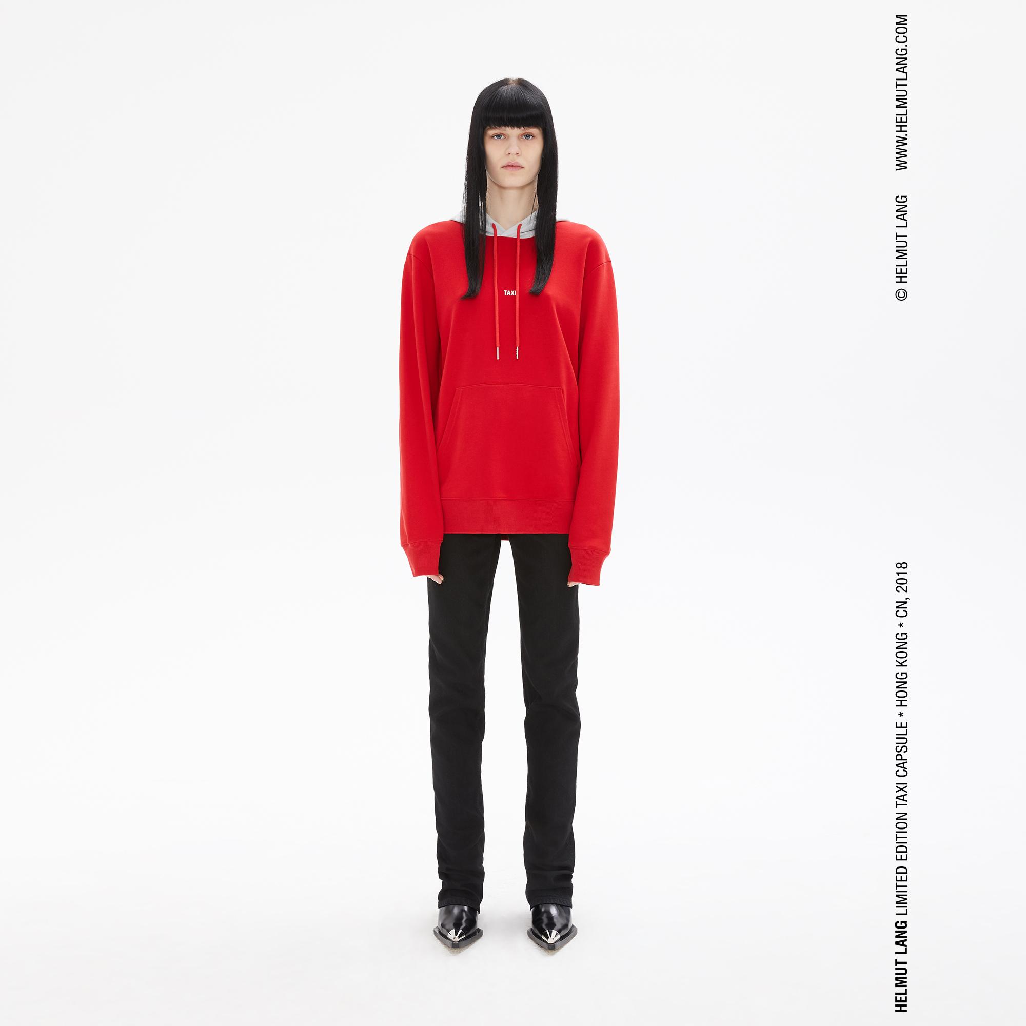 taxi helmut lang hoodie