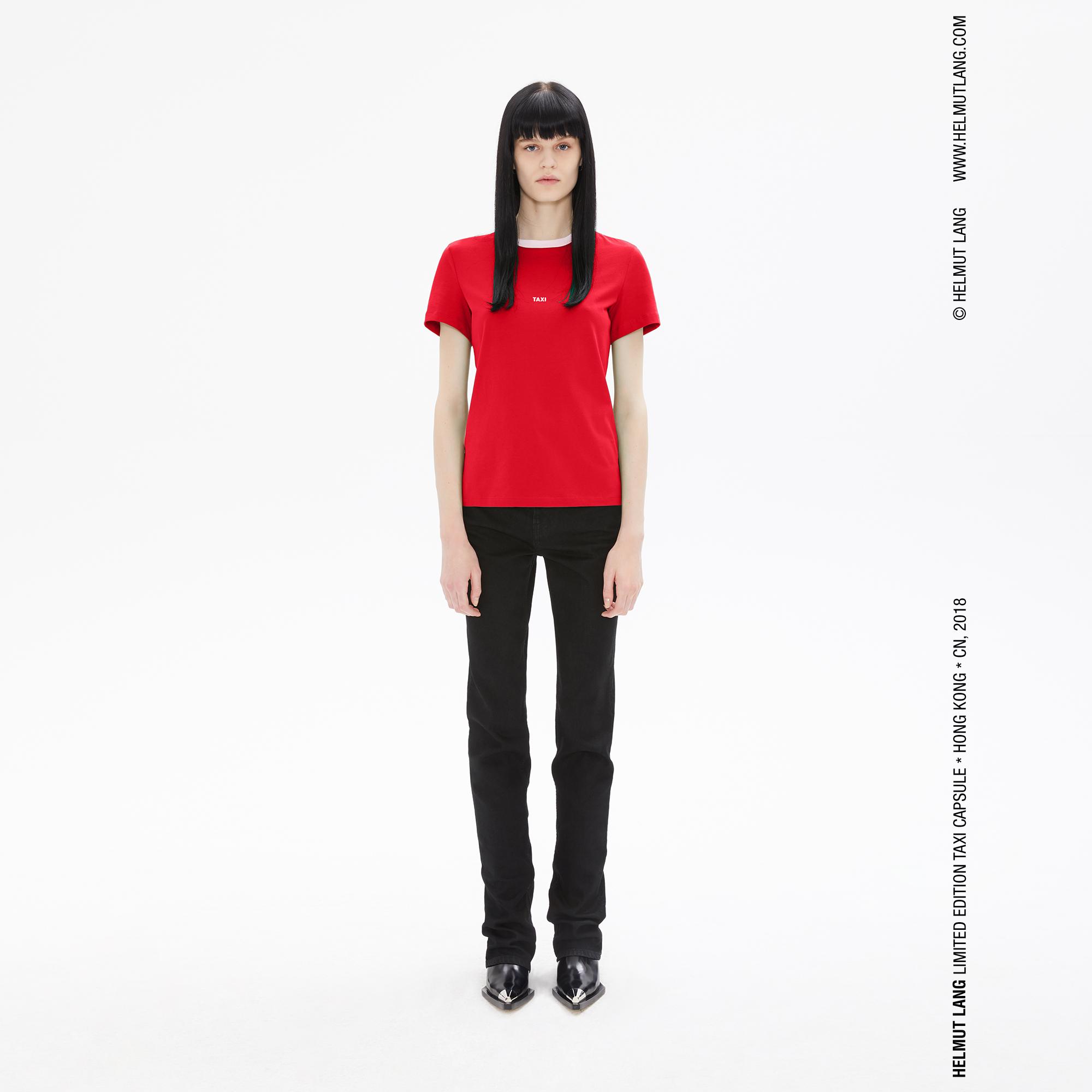 helmut lang red shirt