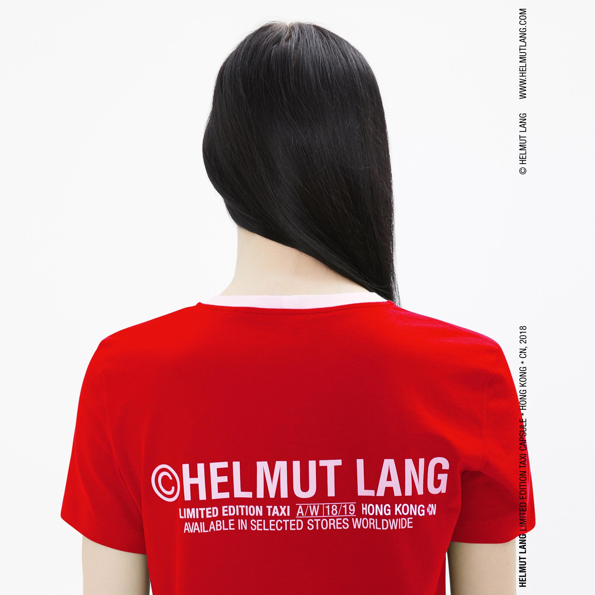 helmut lang red shirt