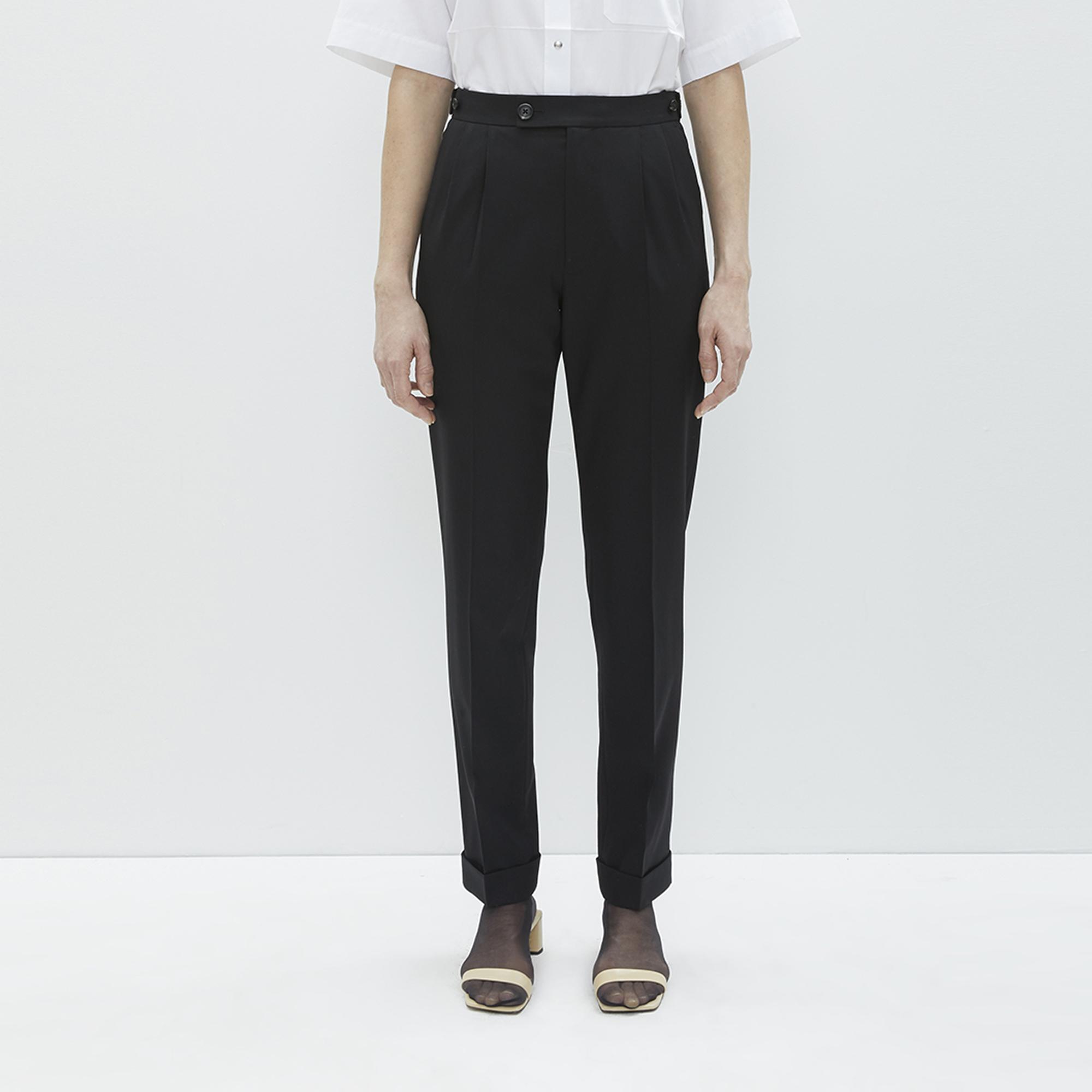 Helmut Lang Pleated Tapered Pant