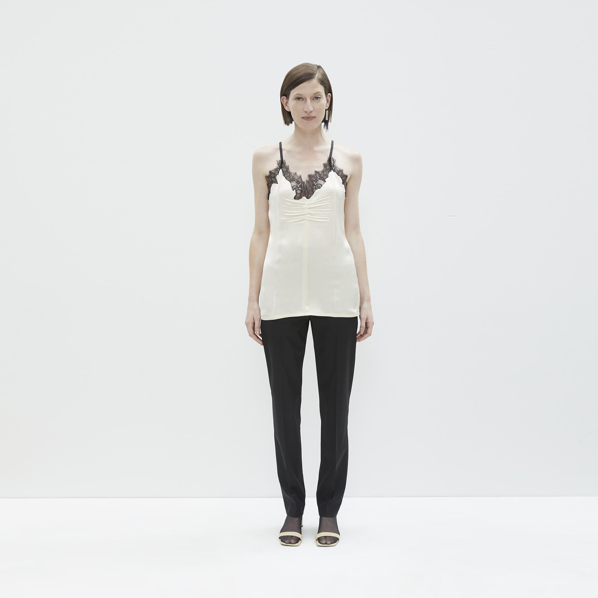 helmut lang lace slip dress