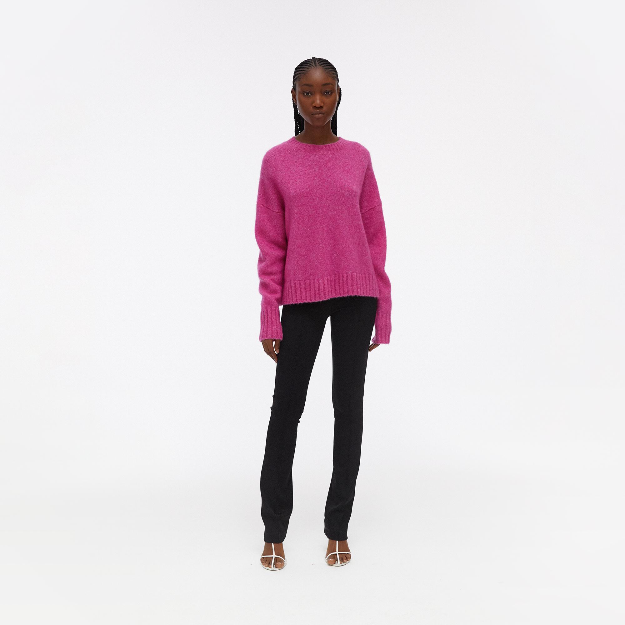 helmut lang pink sweater