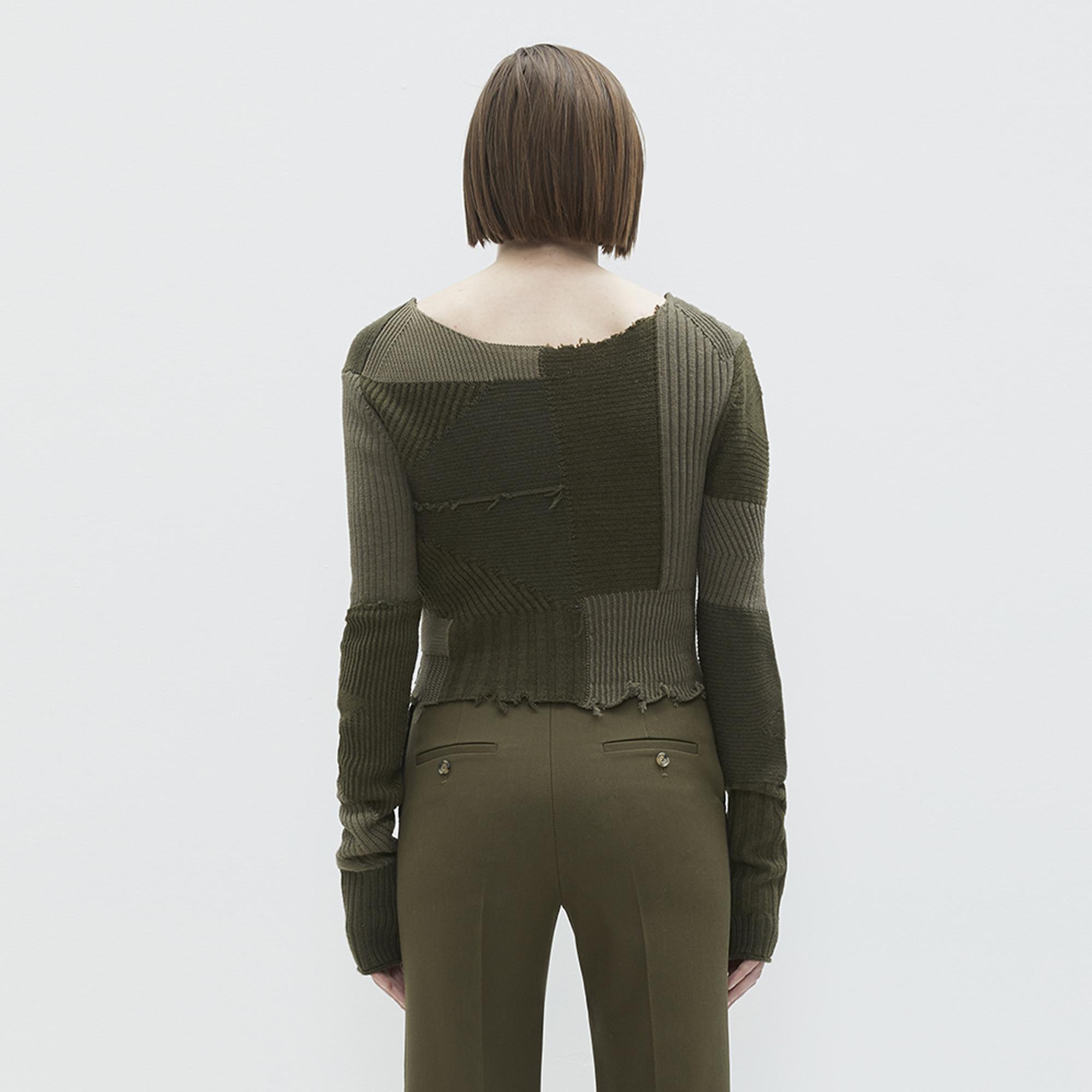 helmut lang military grunge sweater