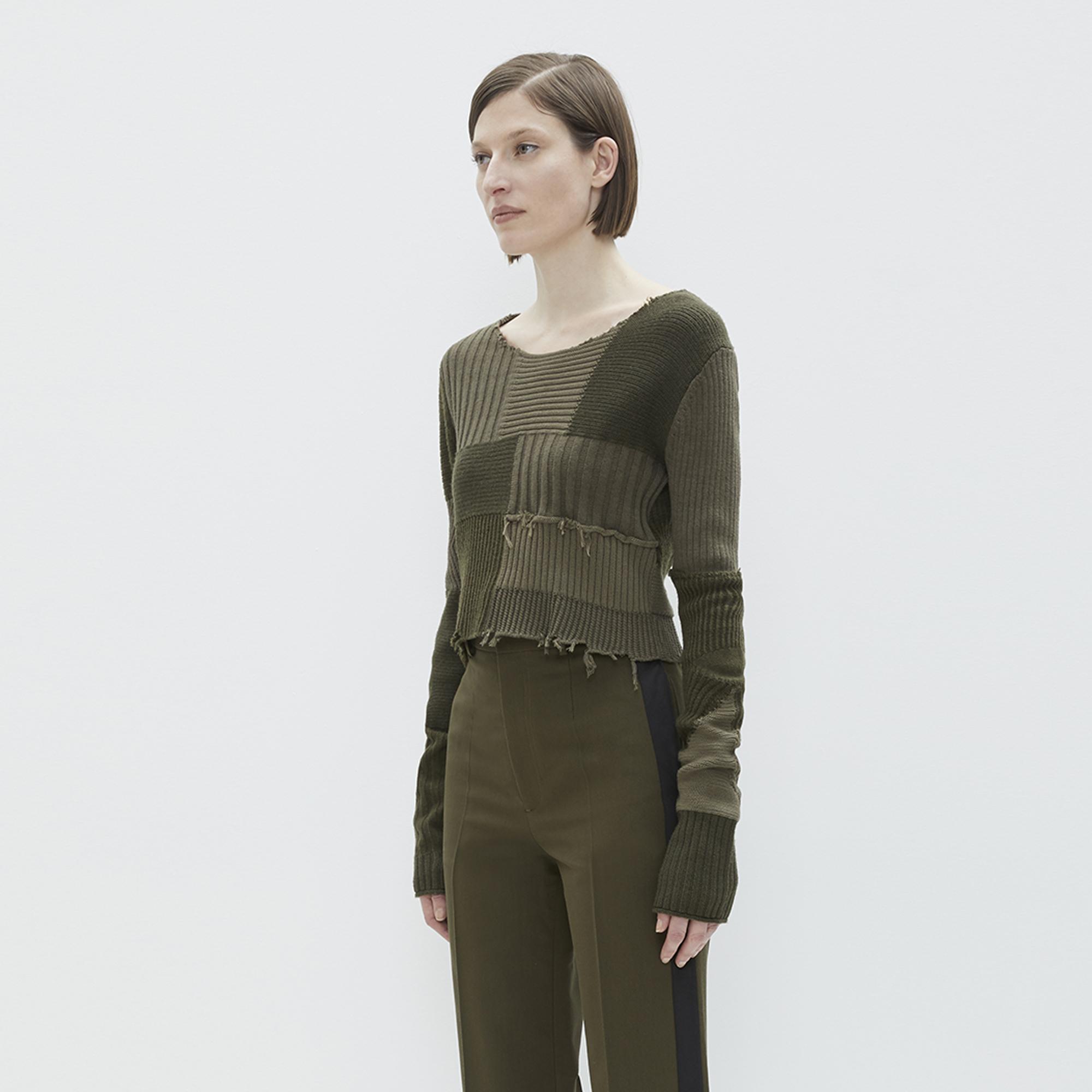 helmut lang military grunge sweater