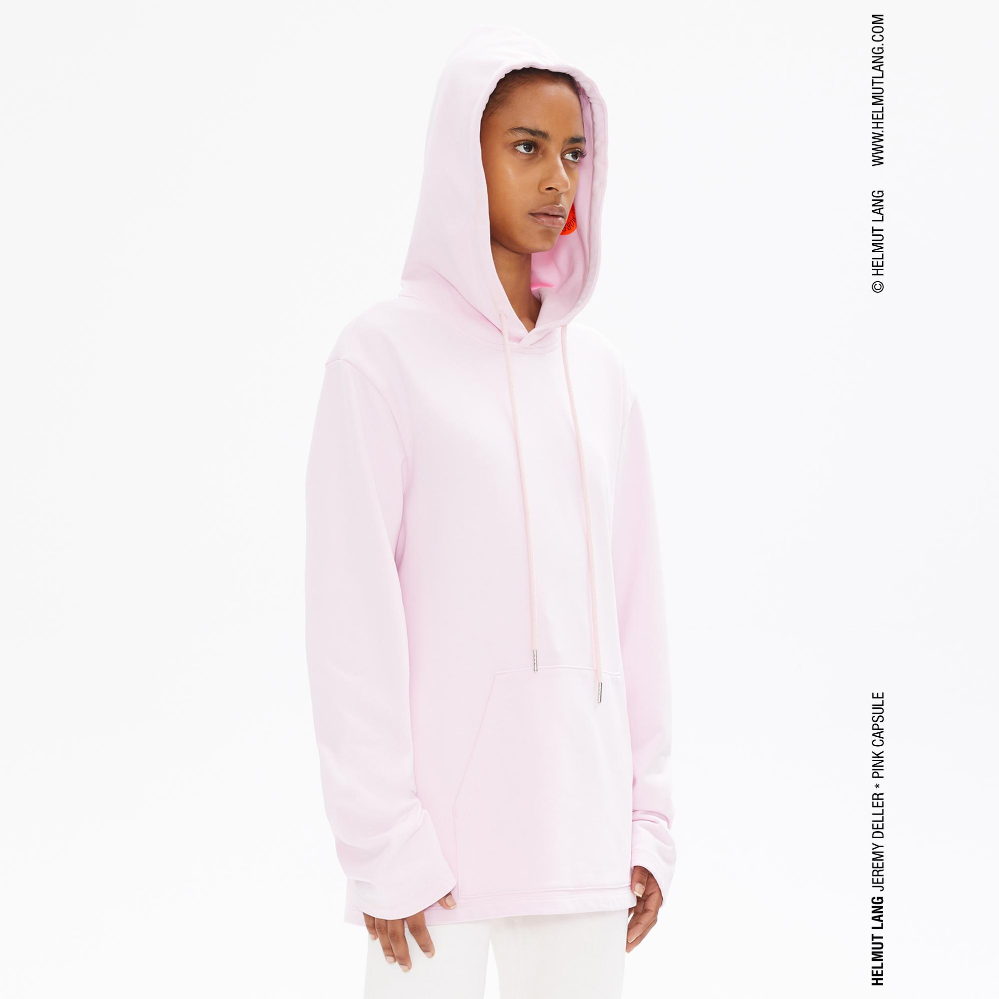 helmut lang hoodie pink
