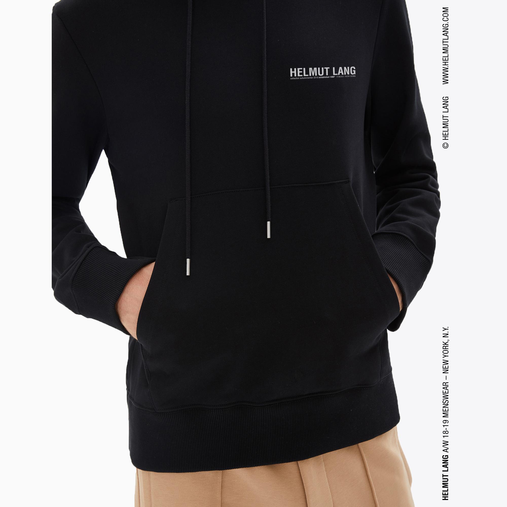 helmut lang corner dart hoodie