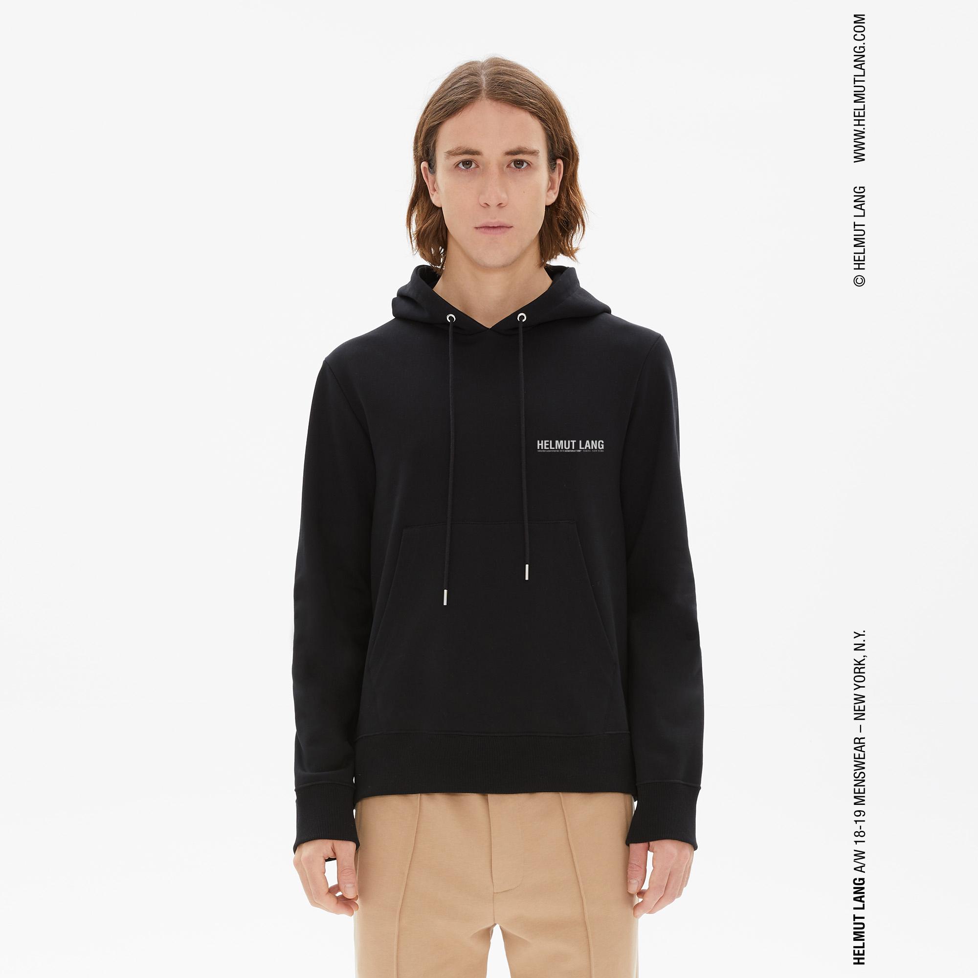 helmut lang logo sweatshirt