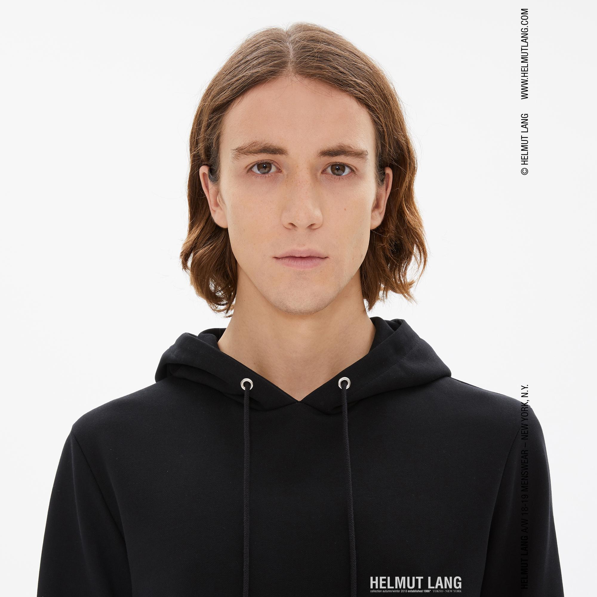 helmut lang corner dart hoodie