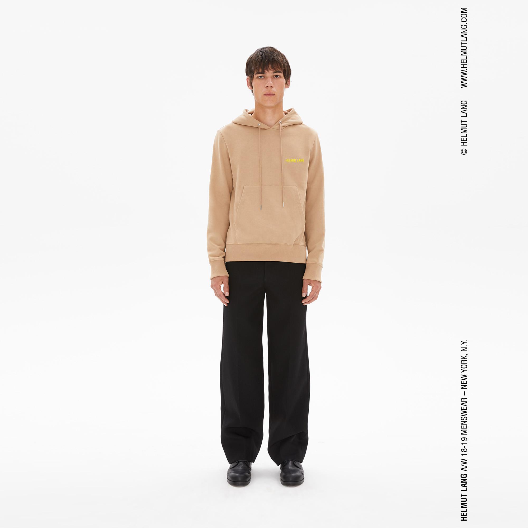 helmut lang corner dart hoodie