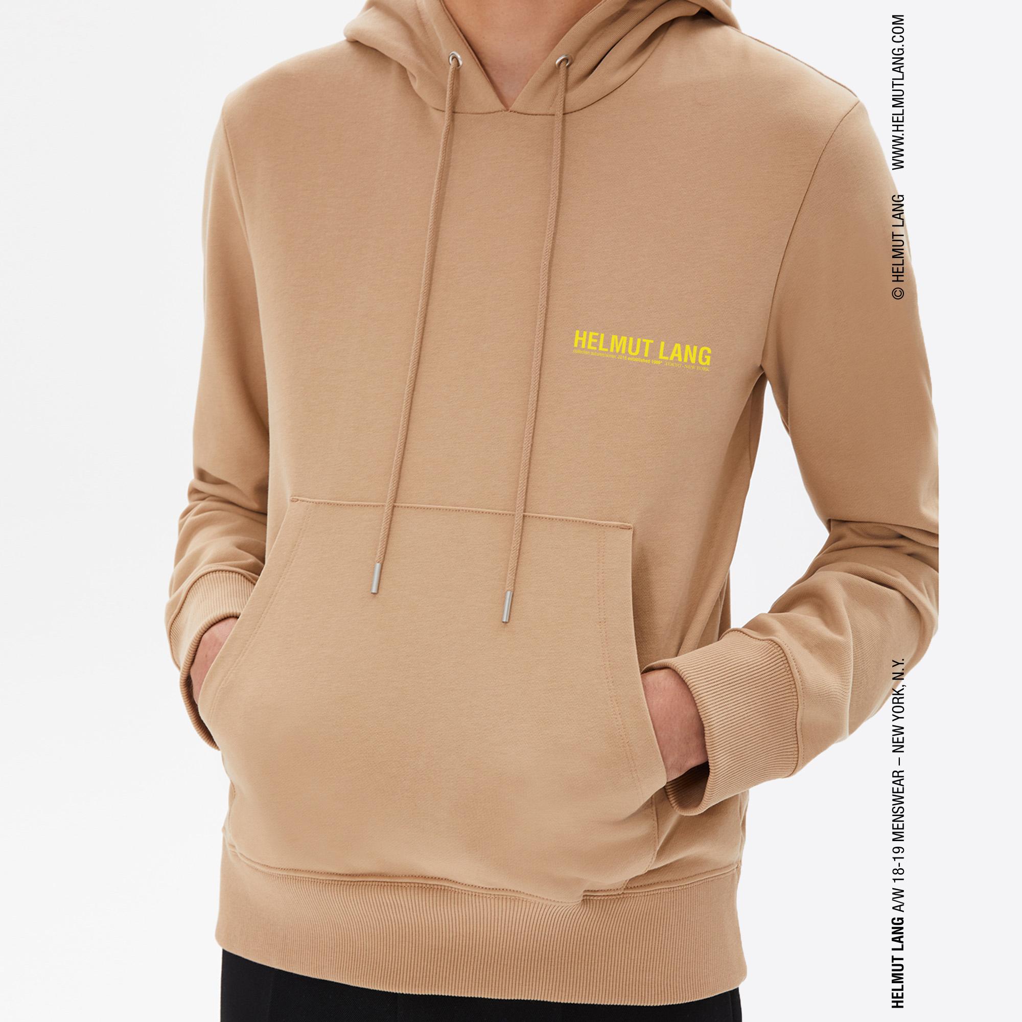 helmut lang corner dart hoodie