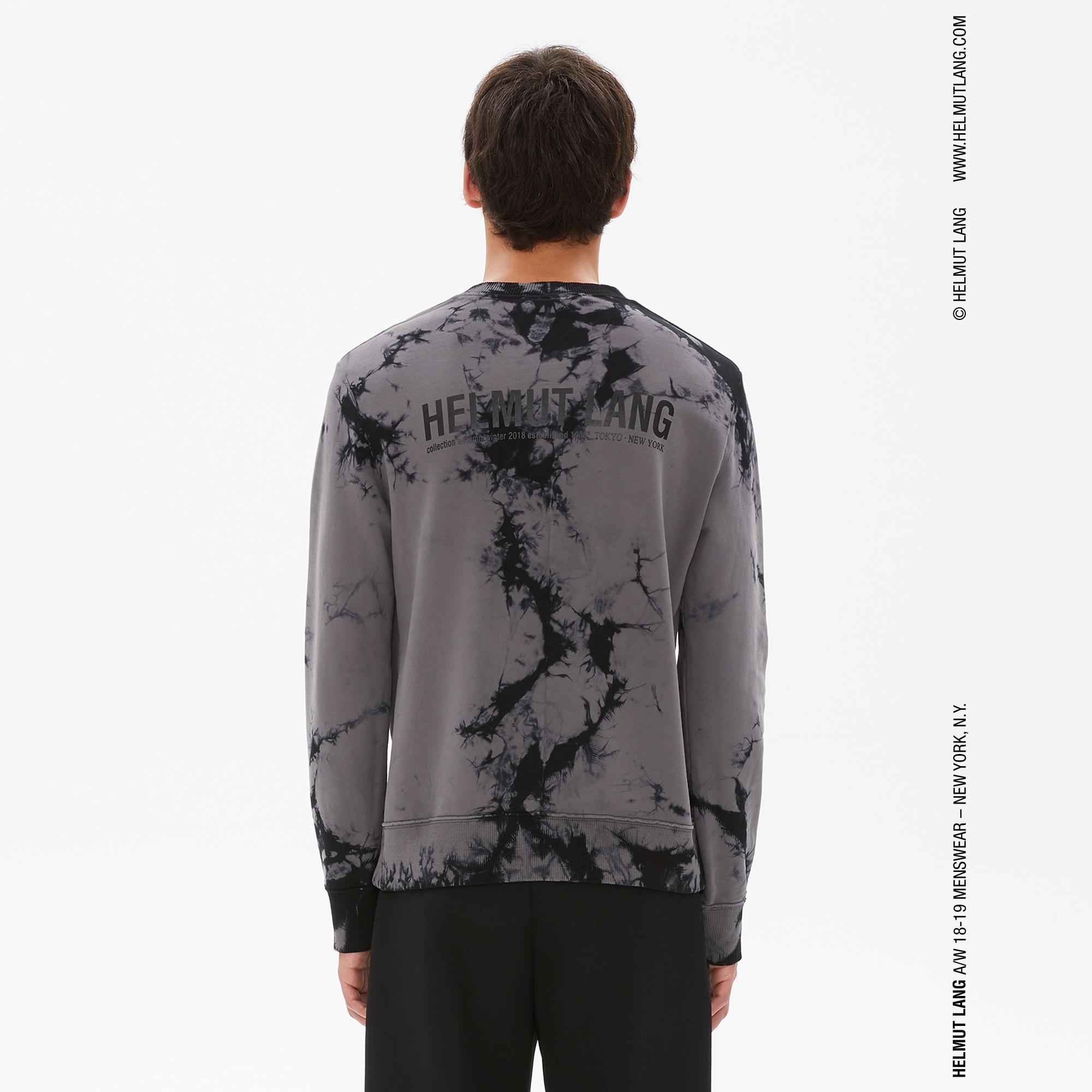 helmut lang tie dye sweatshirt