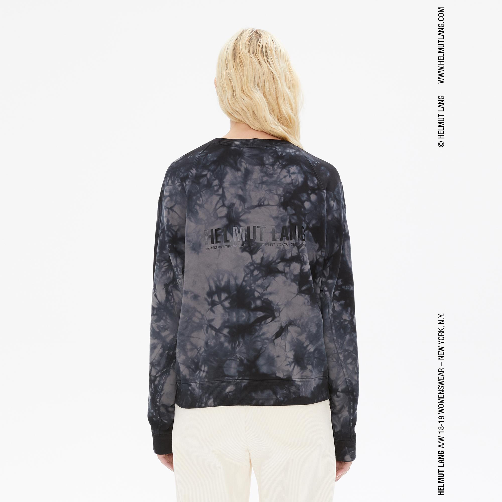 helmut lang tie dye sweatshirt