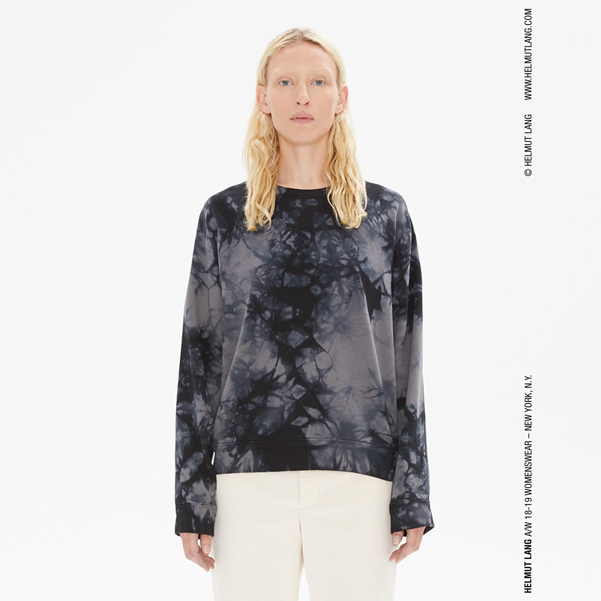 helmut lang tie dye sweatshirt