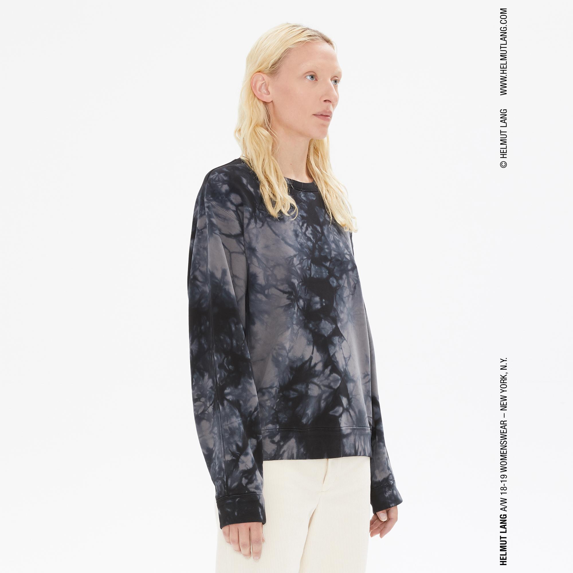 helmut lang tie dye sweatshirt