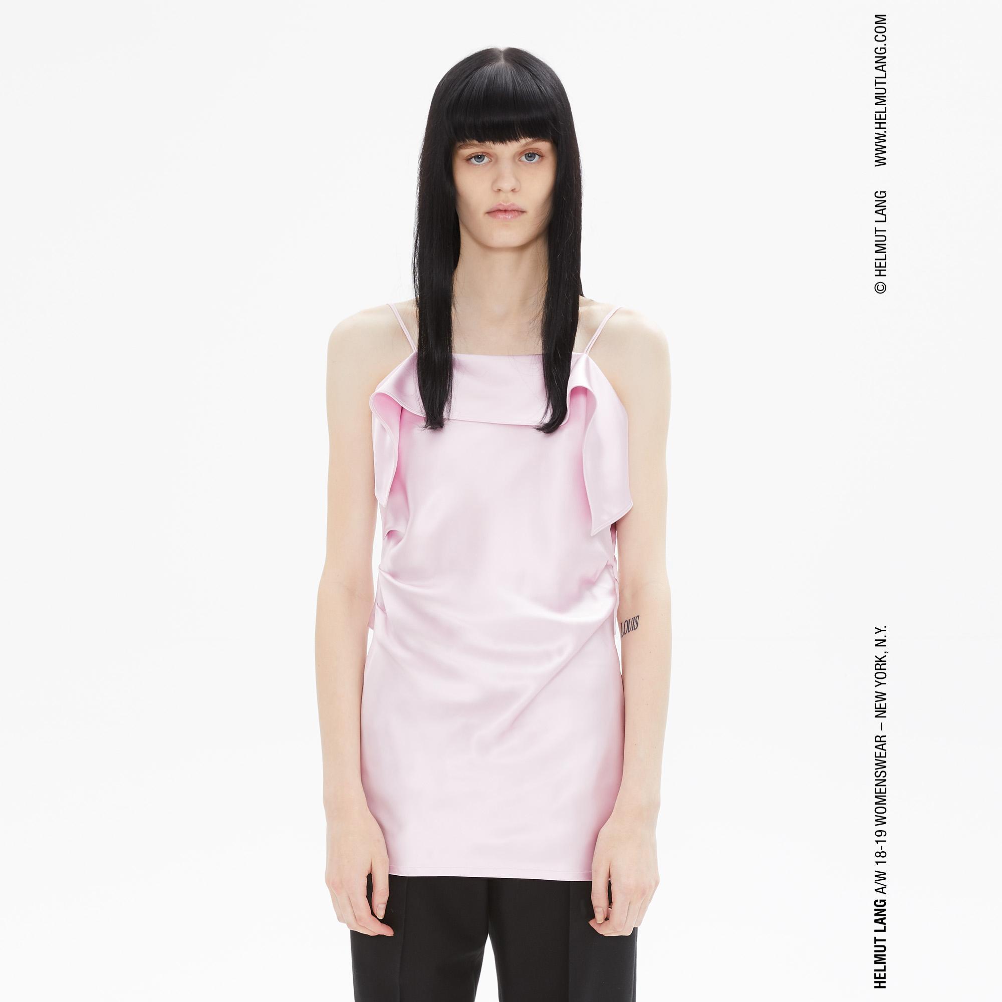 helmut lang satin top